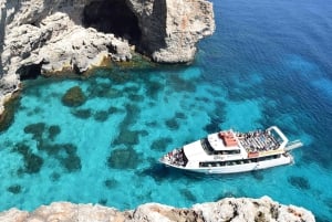 From Sliema: Comino Island and Blue Lagoon Cruise