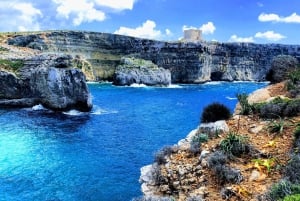 Au départ de Sliema : Gozo, Comino et le lagon bleu : visite en bateau et en bus