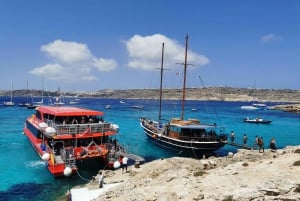 From Sliema or Bugibba: Two Islands Ferry to Comino and Gozo
