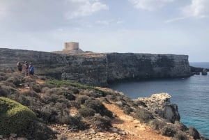 From Sliema or Bugibba: Two Islands Ferry to Comino and Gozo
