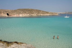 From Sliema or Bugibba: Comino Blue Lagoon Round Trip Ferry