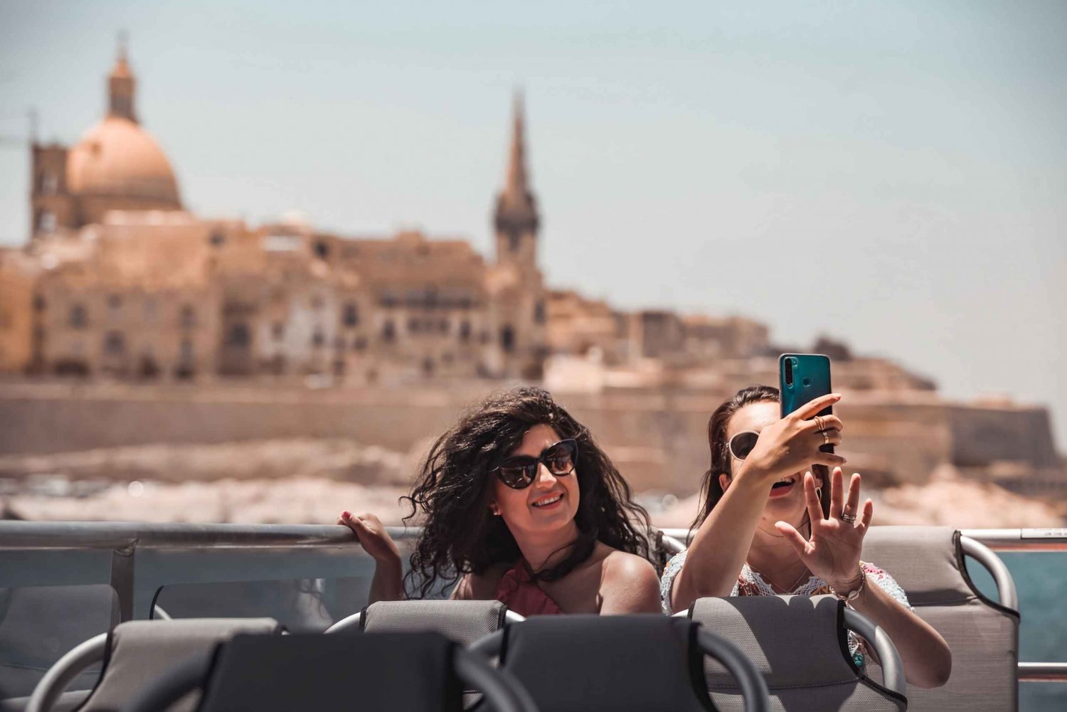 Fra Sliema: Valletta og et scenisk krydstogt i de tre byer