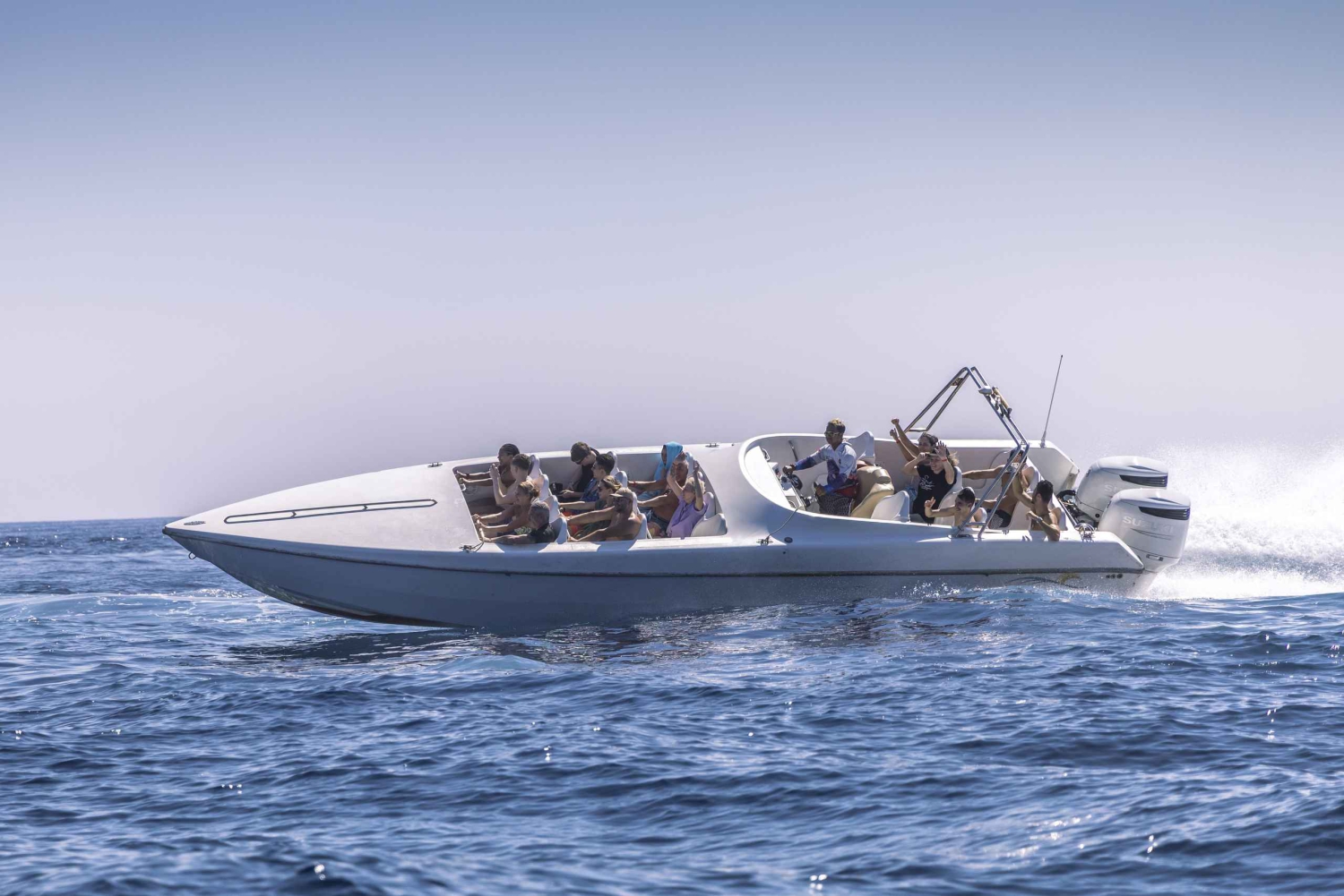 Från St Julian's: Tur med motorbåt till Comino och Blå lagunen