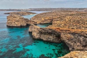 From St. Julian's: Comino and Blue Lagoon Trip by Powerboat