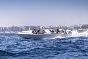 Från St Julian's: Tur med motorbåt till Comino och Blå lagunen