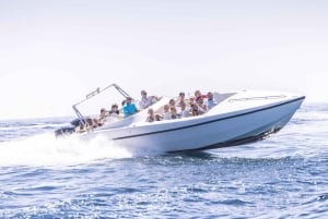 Från St Julian's: Tur med motorbåt till Comino och Blå lagunen