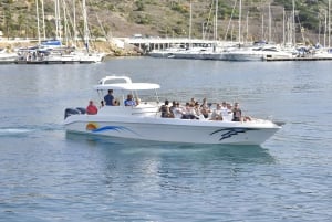Från St Julian's: Utflykt med motorbåt till Comino och Blå lagunen