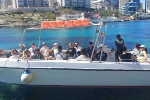 Från St Julian's: Utflykt med motorbåt till Comino och Blå lagunen