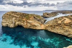 From St. Julian's: Comino and Blue Lagoon Trip by Speedboat