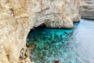 From St. Julian's: Comino and Blue Lagoon Trip by Speedboat