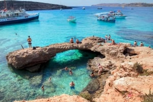 From St. Julian's: Comino and Blue Lagoon Trip by Speedboat