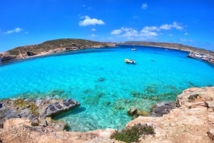 From St. Julian's: Comino and Blue Lagoon Trip by Speedboat