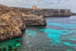 Von St. Julian's aus: Gozo, Comino & Blaue Lagune mit dem Motorboot