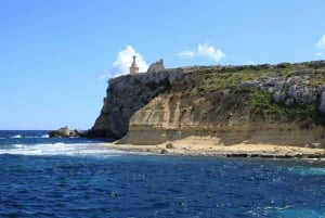 Fra St. Julian's: Gozo, Comino og Den Blå Lagune med motorbåd