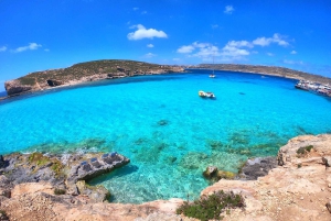 From St. Julian's: Gozo, Comino, Blue Lagoon by Powerboat