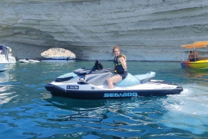 Von St. Julian's aus: Jetski-Safari in den Süden von Malta