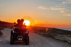 From Malta: Blue Lagoon and Gozo Tour w/Quads and Dinner