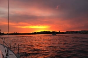 From Valletta: Romantic Sunset Cruise on a Sailing Yacht