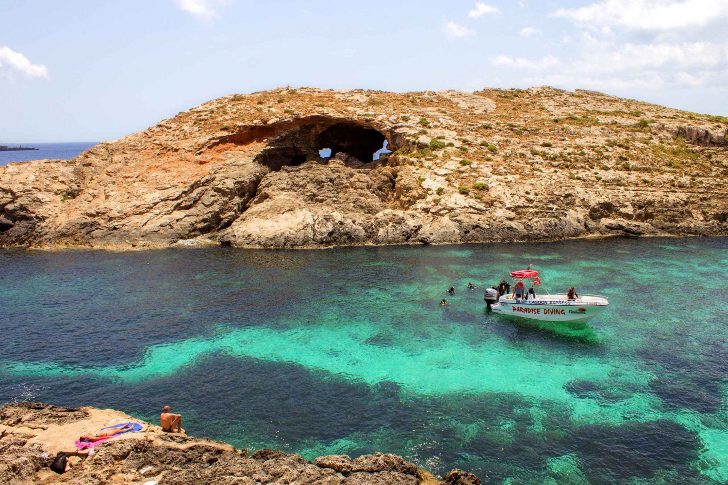 From Sliema: Full-Day Cruise to Comino and the Blue Lagoon