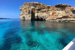 Full Day Private Boat Charter in Malta & Comino