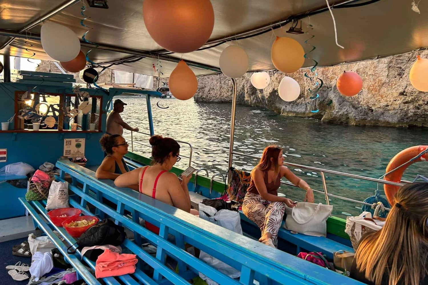 Full day private charter around Comino, Gozo & Malta