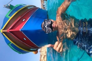 Full day private charter around Comino, Gozo & Malta