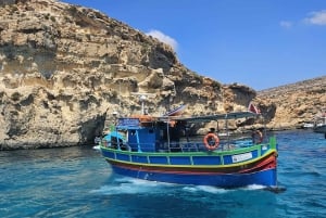 Full day private charter around Comino, Gozo & Malta