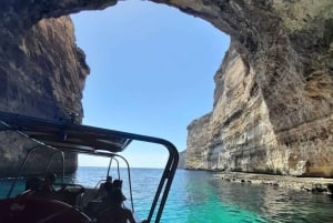 Gozo: 20-minutowa wycieczka po jaskiniach i przystanek w Błękitnej Lagunie