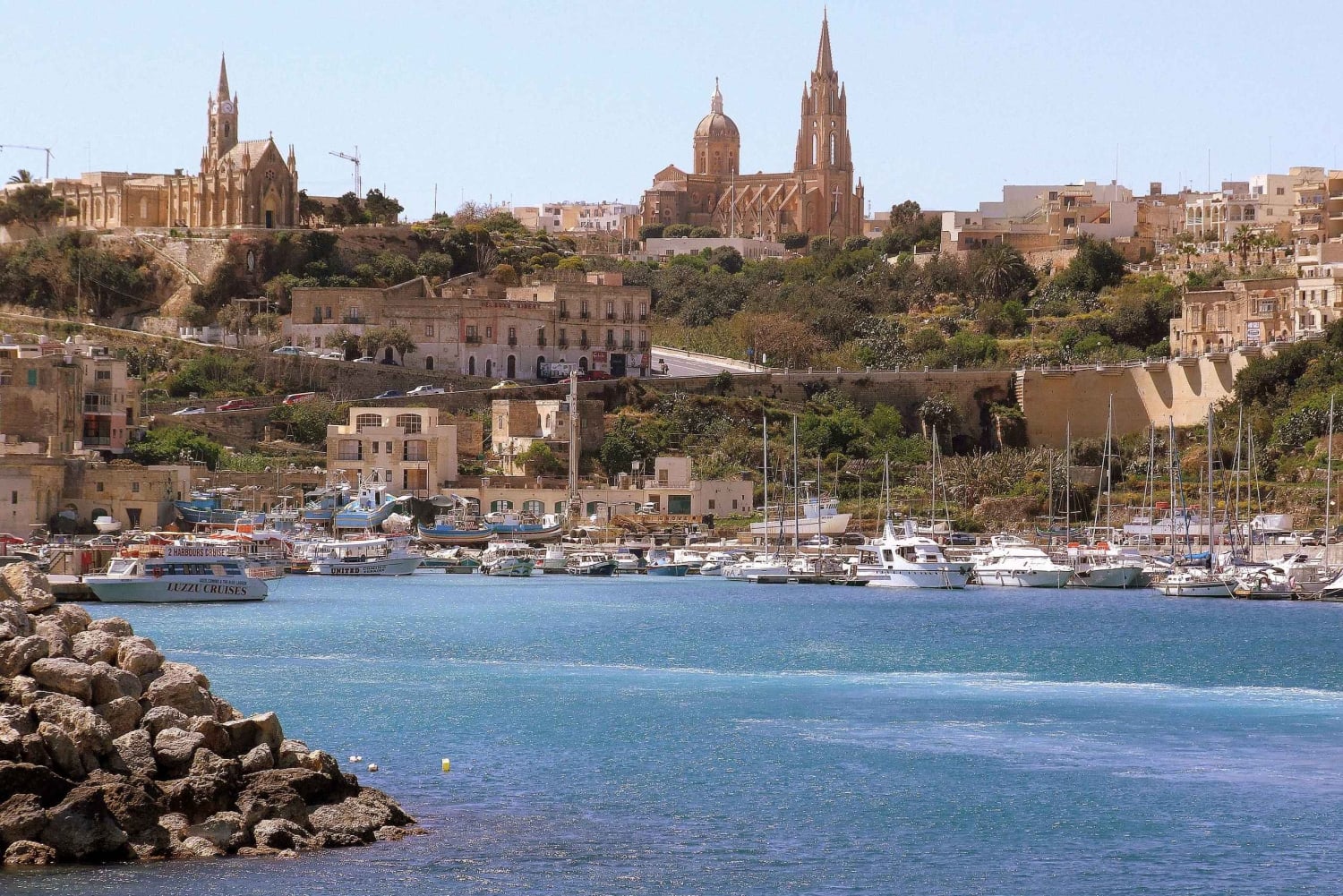 Gozo Day Pass Traghetto e tour Hop-on Hop-off con audio tour