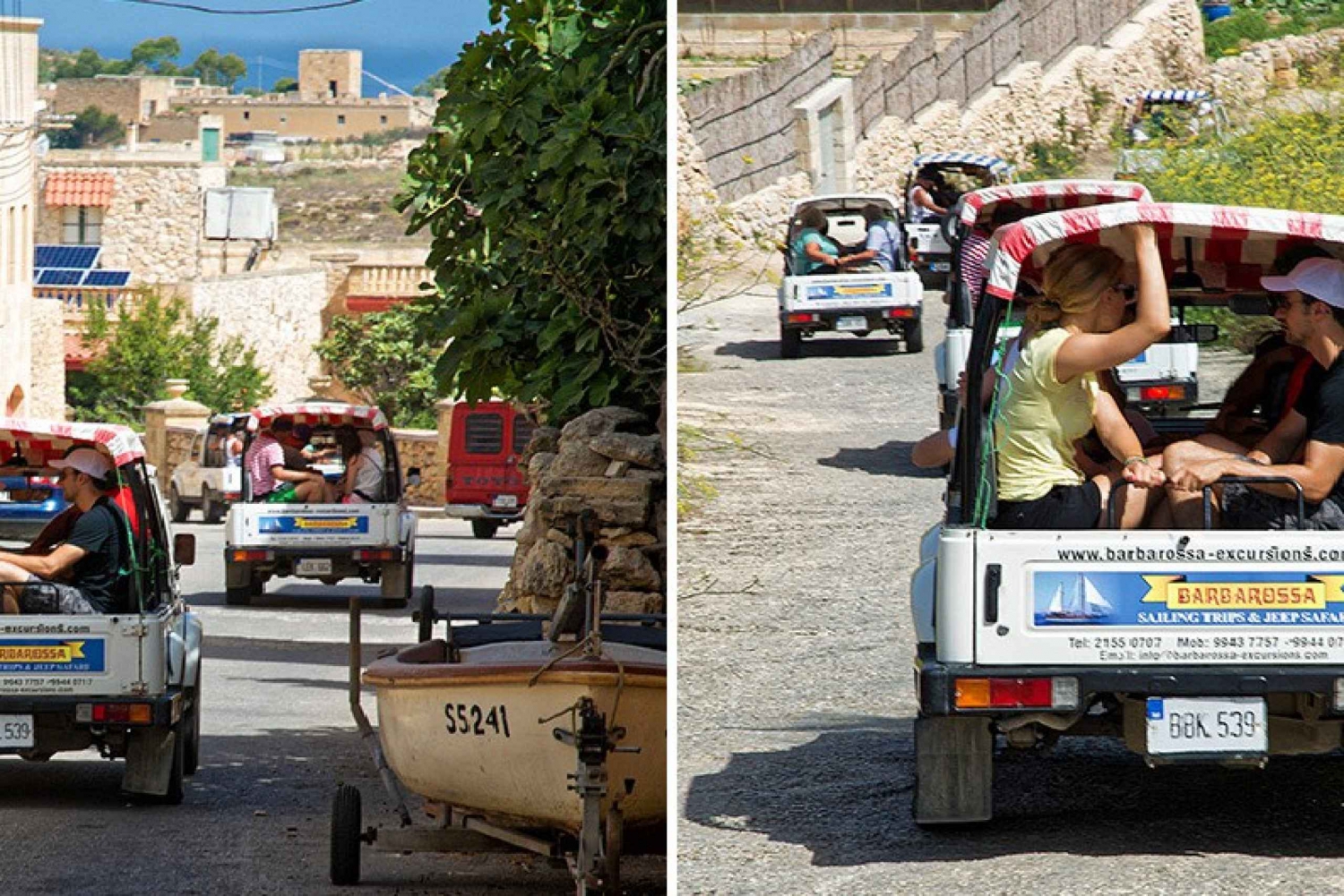 Gozo: Full-Day Jeep Safari with Buffet Lunch and Wine