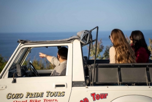 Gozo: Full-Day Jeep Tour with Lunch and Powerboat Ride