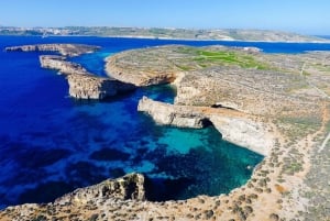 Malta: Privat båtcharter till Blue-Lagoon, Gozo & Comino