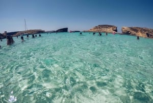 マルタ：ブルーラグーン、ゴゾ島、コミノ島へのプライベートボートチャーター