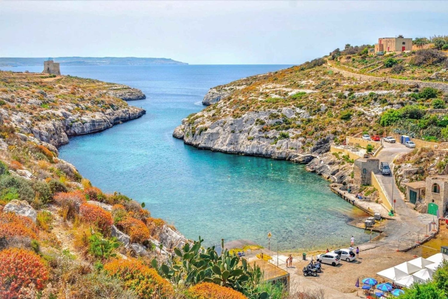 Gozo: Mġarr ix-Xini Beach with private boat