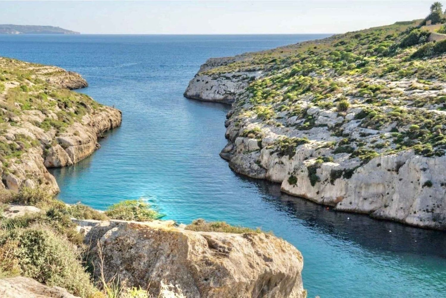 Gozo: Mġarr ix-Xini Beach with private boat