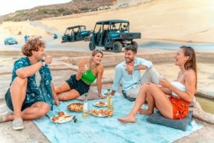 Malta: Sunset Gozo Buggy Tour with Blue lagoon Swimming Stop