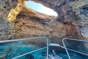 Halve dag - 4 uur Comino, Blue Lagoon maximaal 12 gasten