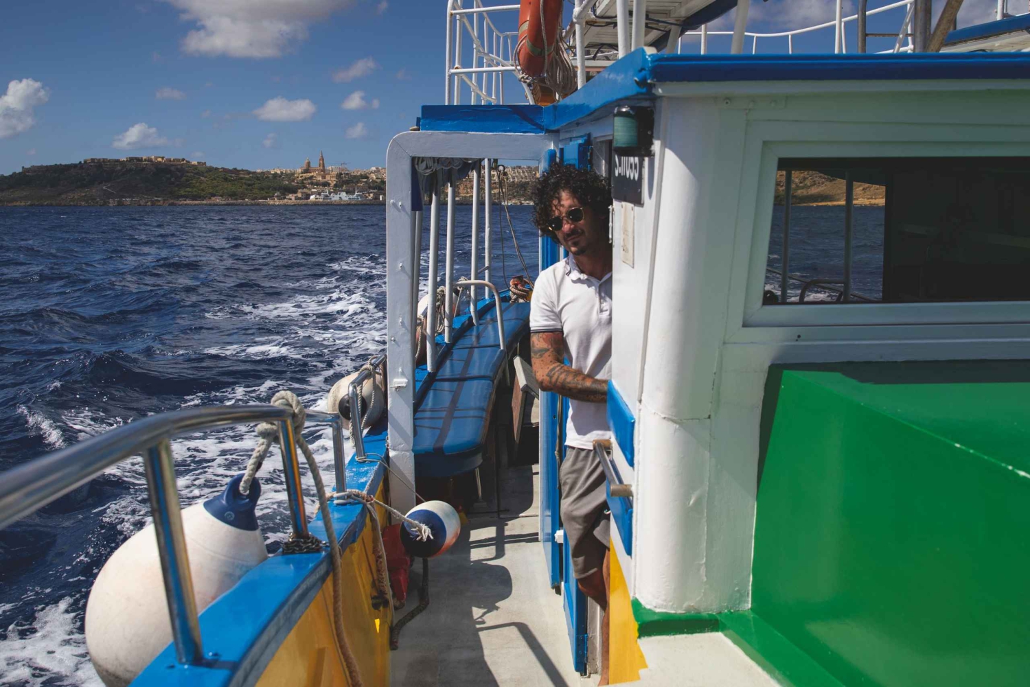 Half-Day Sunset Cruise with Blue Lagoon Swim & Explore Gozo