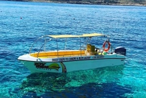 Gozo: Trasferimento in motoscafo di andata e ritorno per la Laguna Blu di Comino
