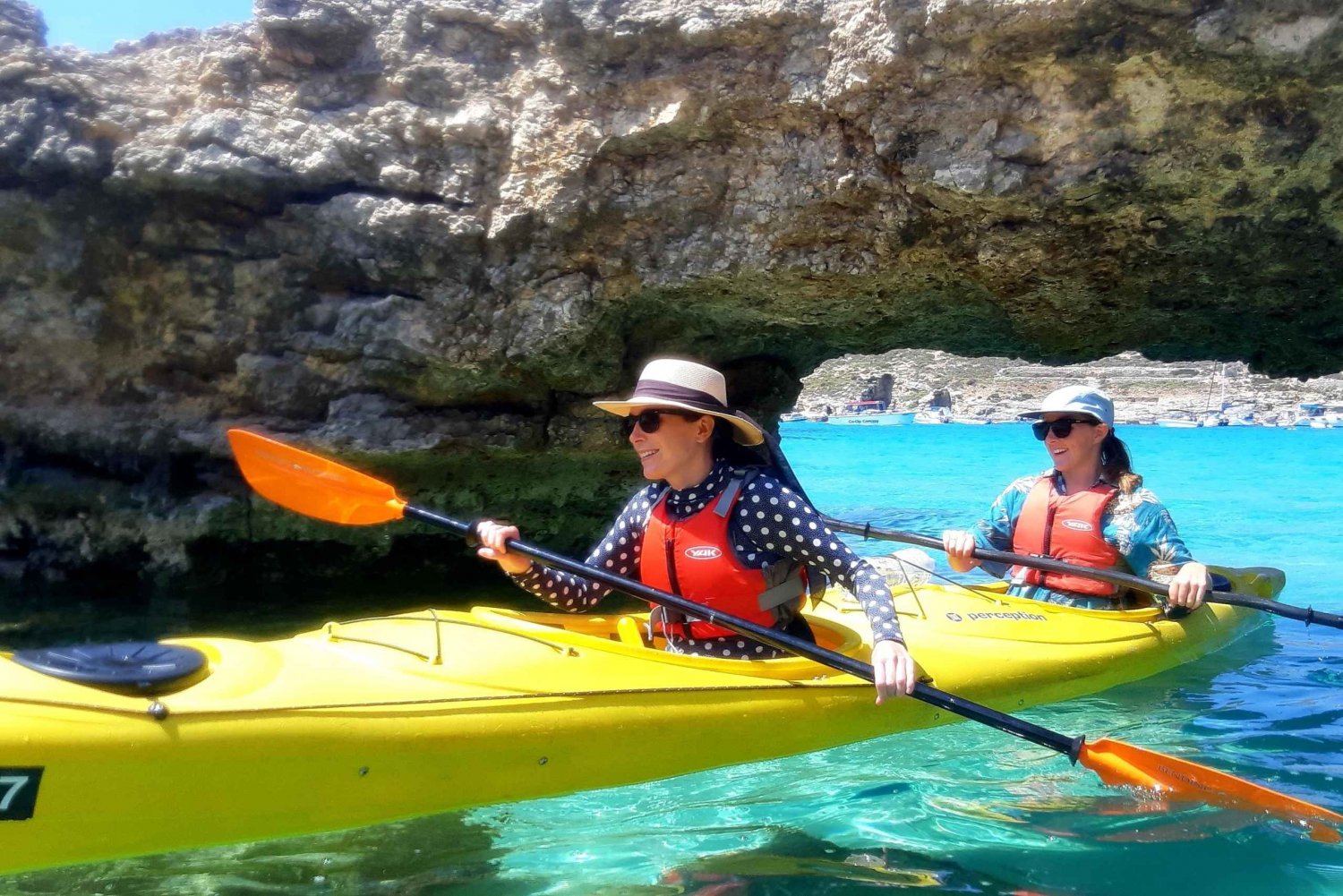 Qala: Gozo, Blue Lagoon, and Comino Kayak Tour