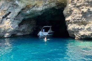 Мальта: частный круиз на скоростном катере с остановками для купания