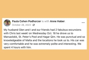 Malta: 3 Cities, Marsaslokk, Blue Grotto, Hagar Qim Temples