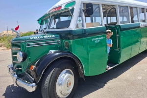 Malta: 5 timmars matupplevelse med vintagebuss – Mdina, Mosta och mer