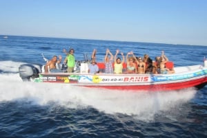 マルタ：ブルー ラグーンとコミノ洞窟のスピードボート ツアー