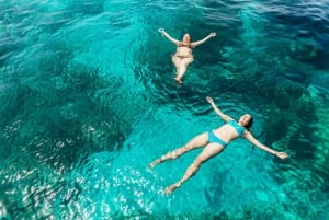 Blå lagune, strande og bugter - tur med katamaran