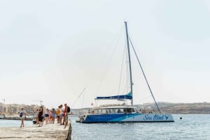 Malta: Blå lagune, strande og bugter - tur med katamaran