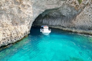 Malta: Excursión y Crucero Privado en Barco por la Laguna Azul, Comino y Gozo