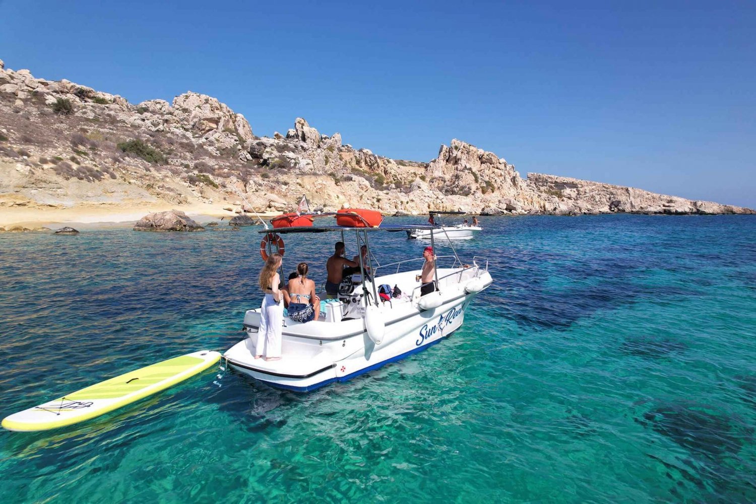 Malta: Privat båtcruise og utflukter i Blue Lagoon, Comino og Gozo