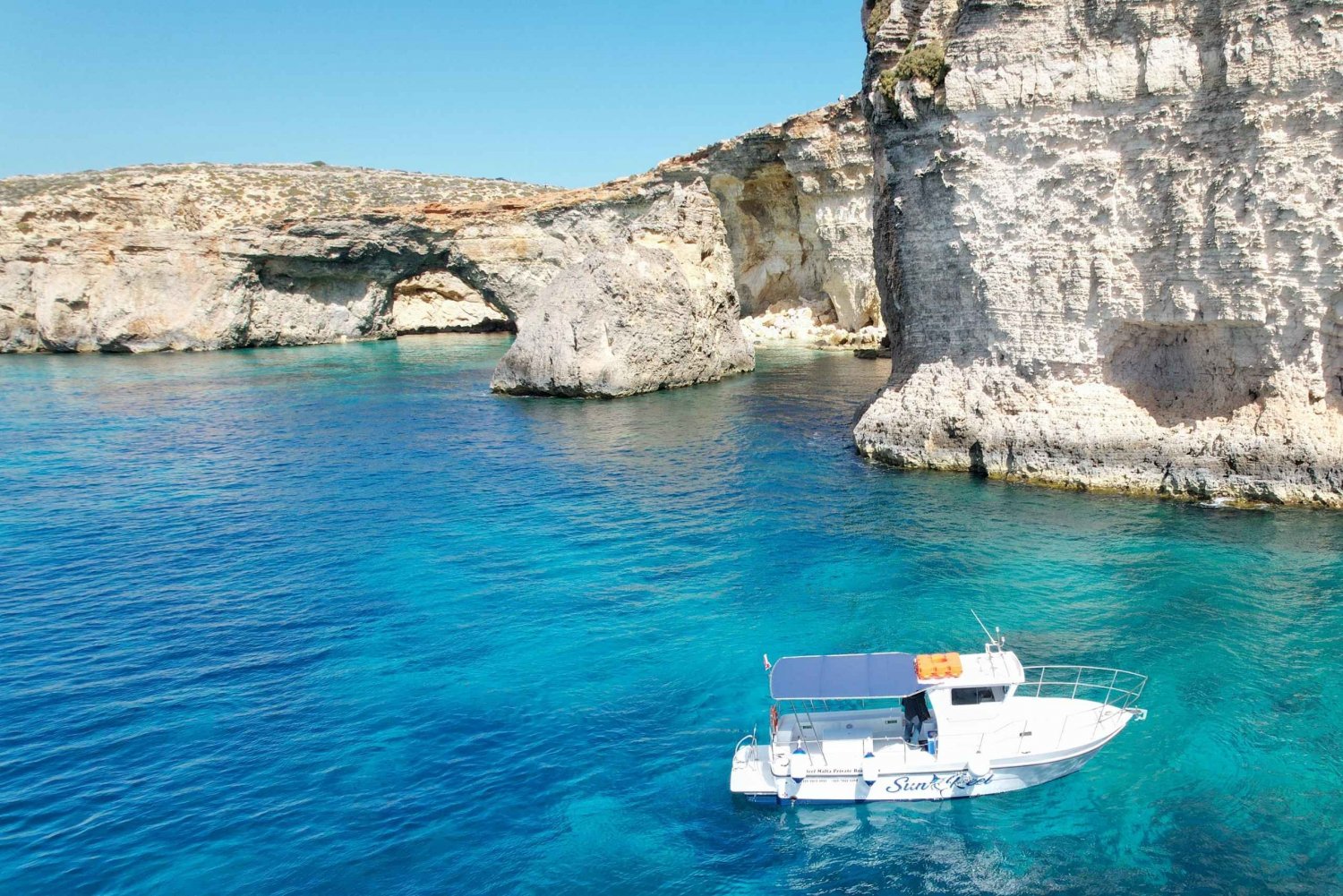 Malta: Sininen laguuni, Comino & Gozo Yksityinen veneristeily ja retket