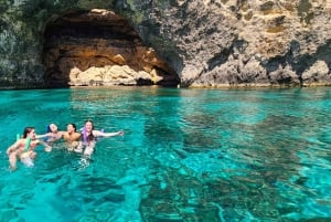 Malta:Laguna Azul, Comino y Gozo Crucero en barco privado y excursiones
